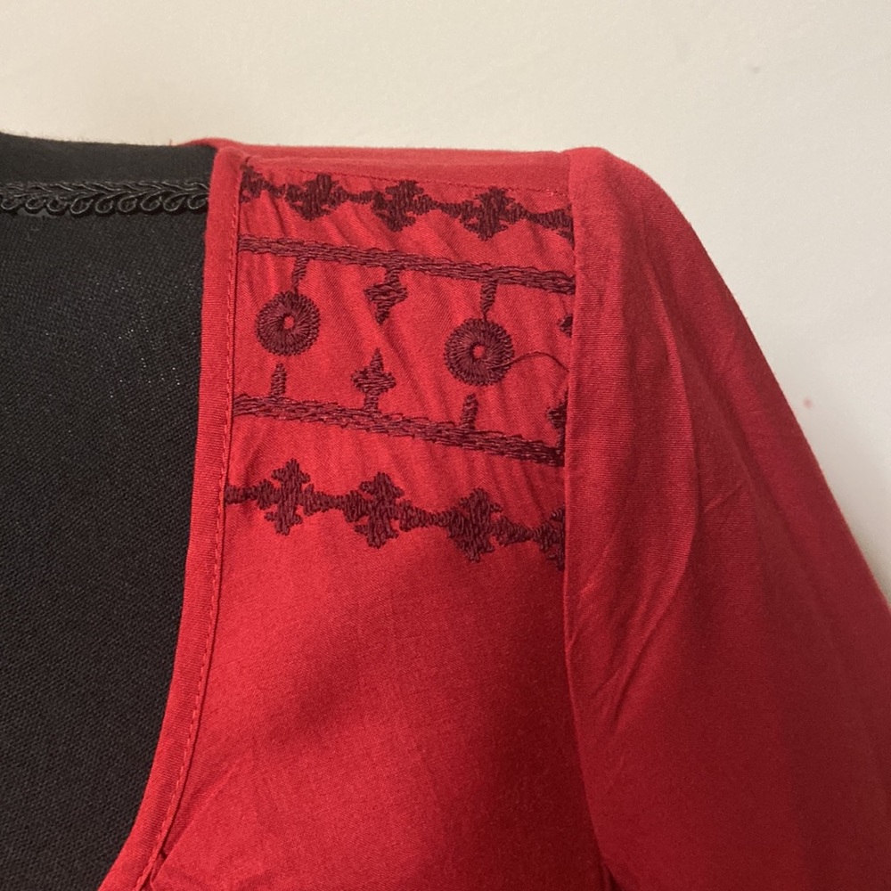 Old Navy - Women's V-Neck Dress with Front Tie (NWT) - Picture 6 of 9